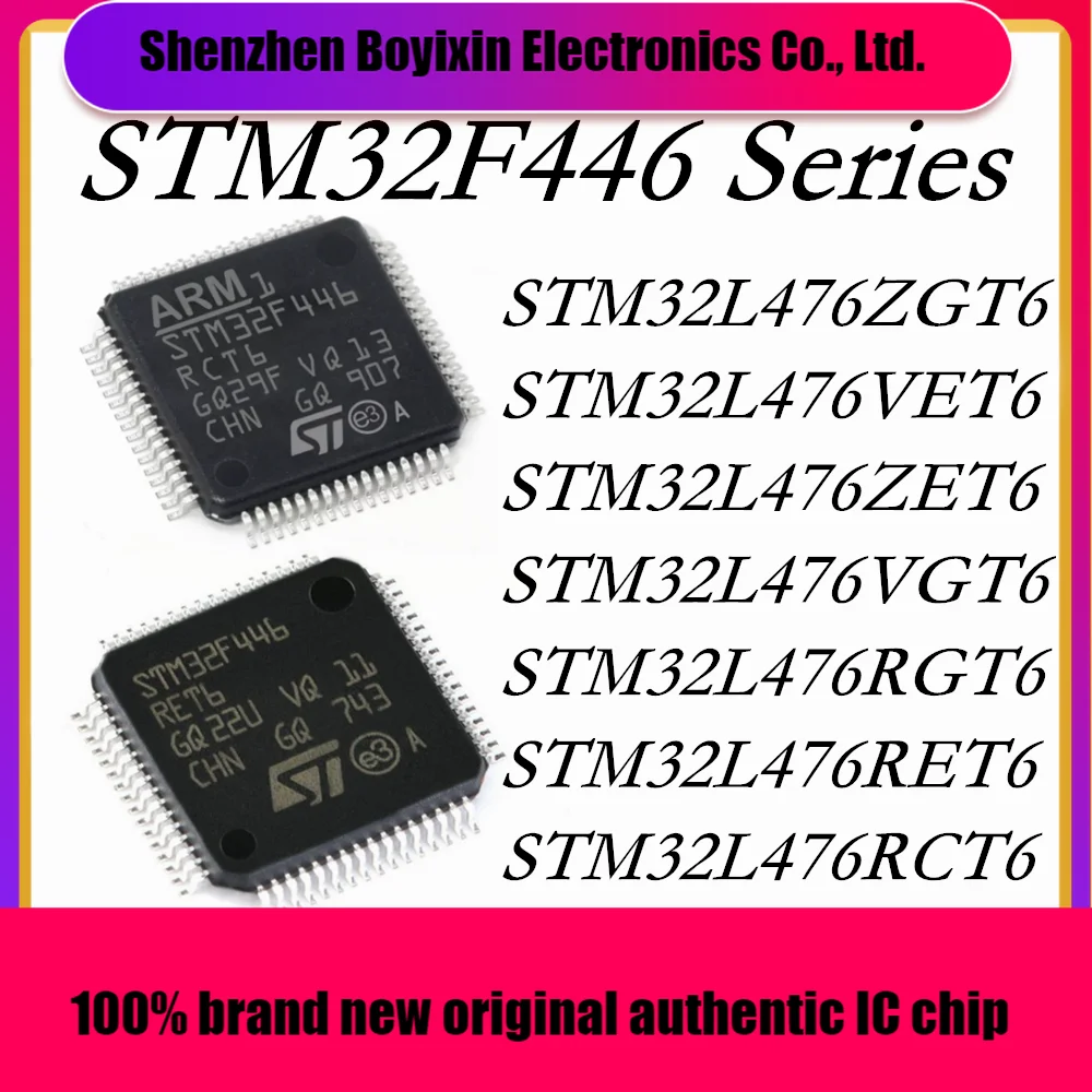 STM32L476ZGT6 STM32L476VET6 STM32L476ZET6 STM32L476VGT6 STM32L476RGT6 STM32L476RET6 STM32L476RCT6 (MCU/MPU/SOC) IC Chip