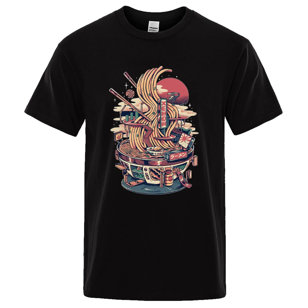 

Japan Harajuku Sushi Side printMen's Tee Shirts Comfortable S-XXXL Clothing Oversized Vintage Tshirt Man Casual Summer T-shirt