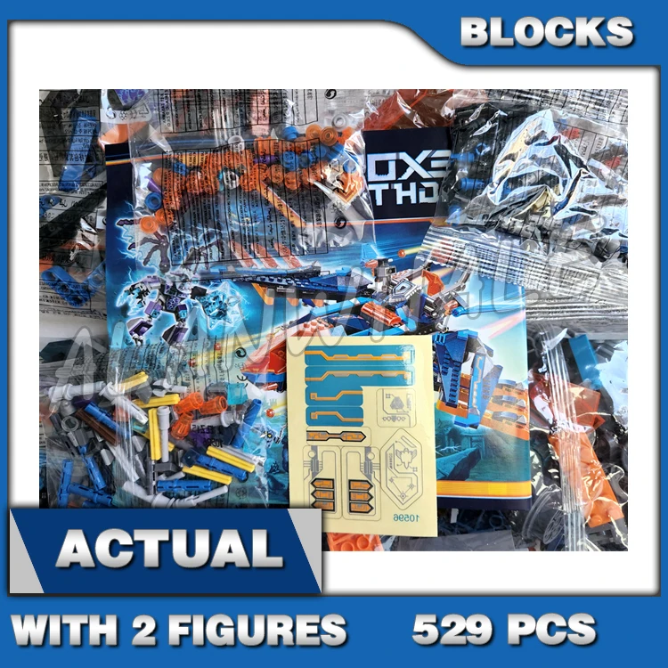 

529pcs Knights Clay's Falcon Fighter Blaster Recon Jet Grimroc 10596 Building Blocks Set Bricks Compatible with Model