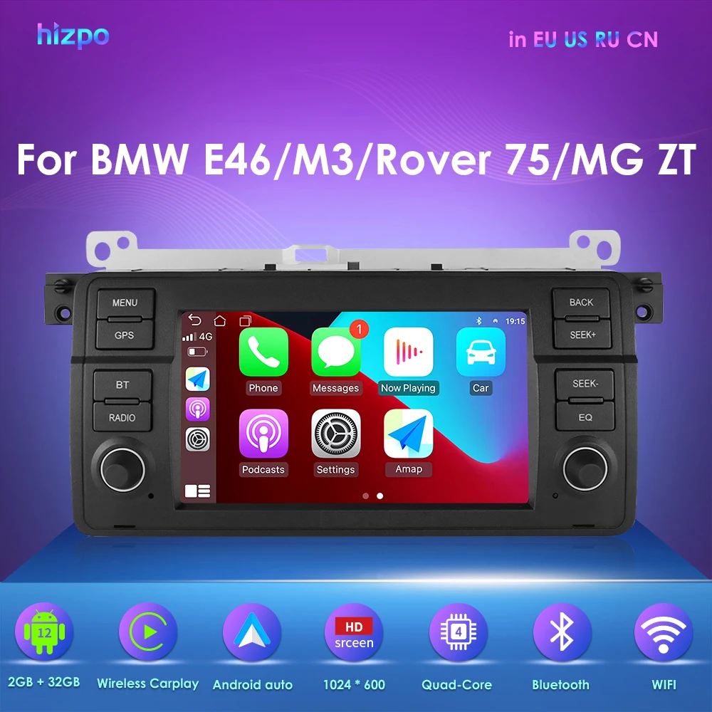 Stereo For Bmw E46 3 Series M3 318/320/325/330/335 1998-2005