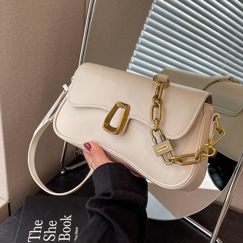 

Small Chain Flap Bags Women 2023 Spring Designer Fashion Fashion Trend PU Leather Crossbody Bag Female Handbags And Purses