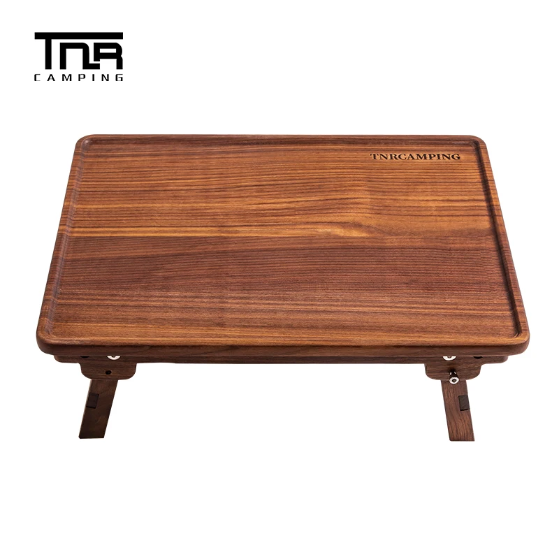

Tnr Outdoor Camping Equipped With Storage Box Black Walnut Dual-purpose Workbench Storage Cover BBQ Picnic Table