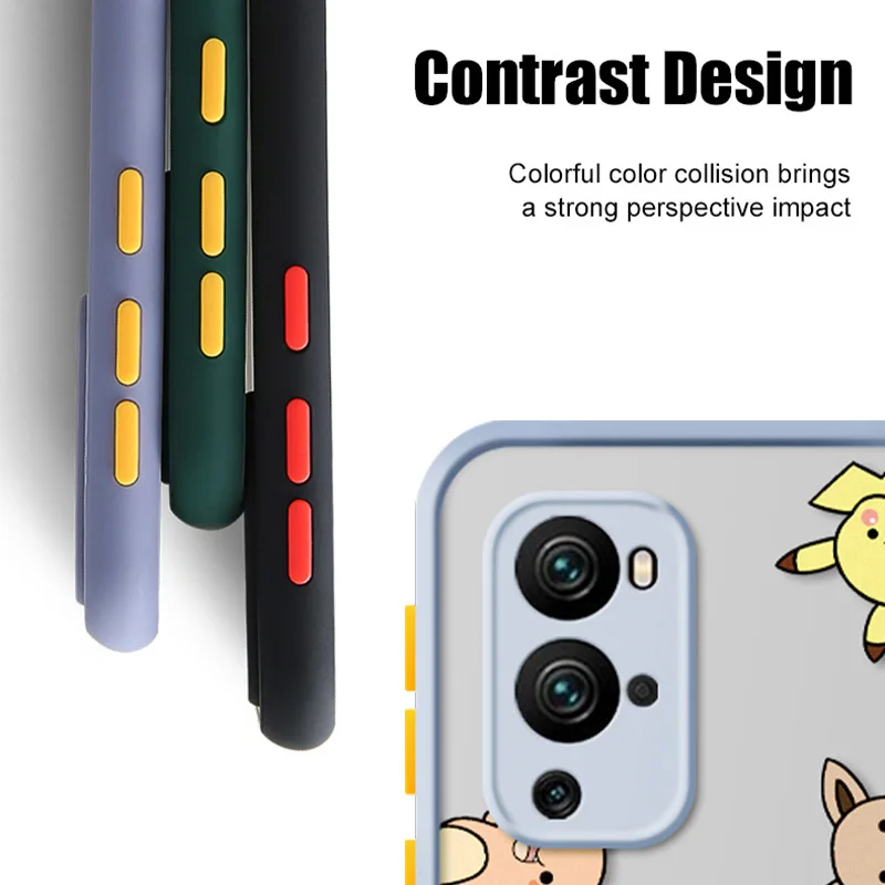 asina transparent phone case for oneplus 10 9 8t 8 pro n20 cute cartoon matte hard back cases for oneplus 7 7t 6t cover funda free global shipping