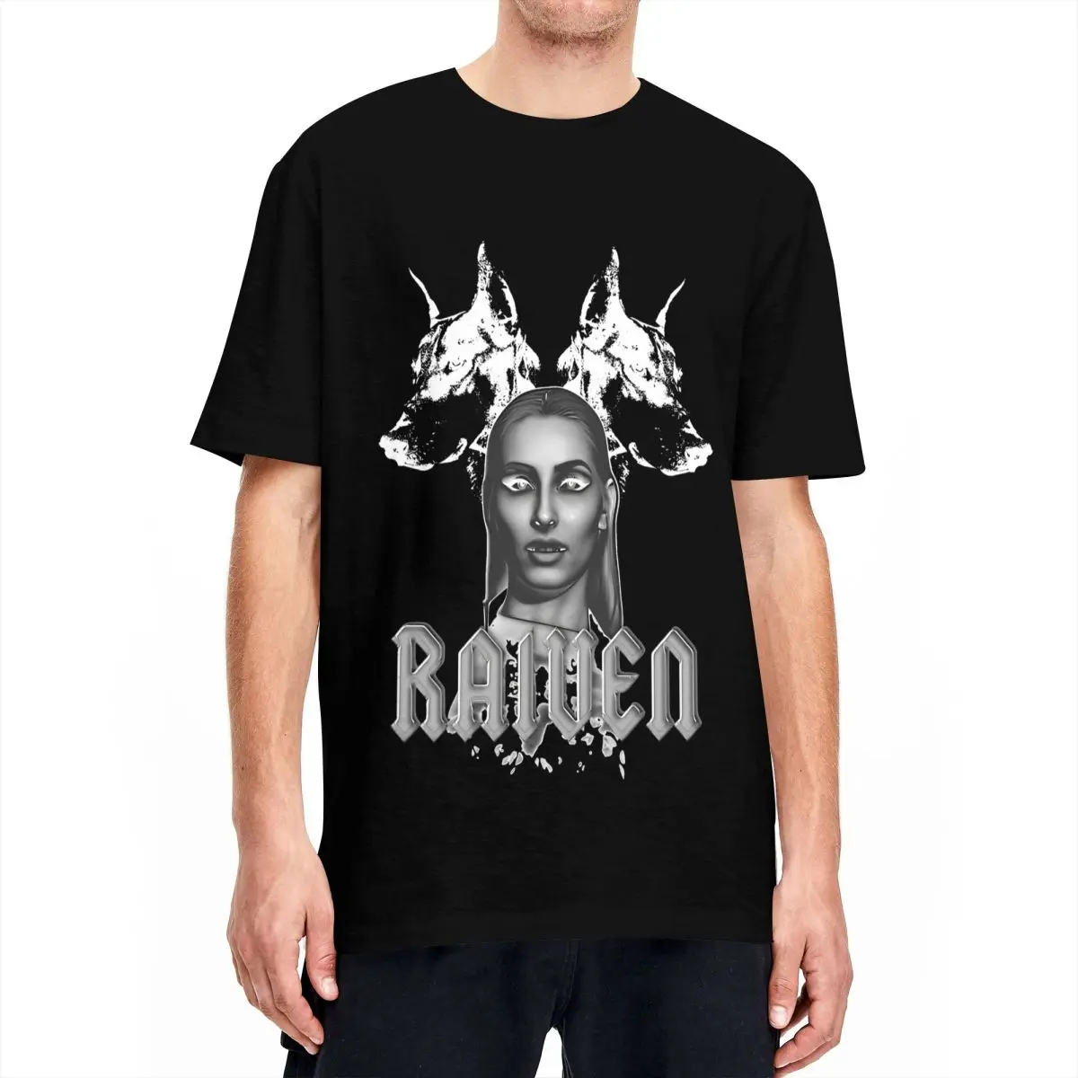 Футболка мужская с принтом Raiven Словения Vapor Veronika хлопковая рубашка круглым