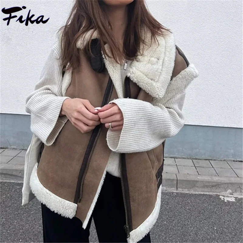 

Женский модный жилет в стиле пэчворк без рукавов, свободная утепленная куртка с лацканами, Осенние шикарные топы, уличная одежда, 2022