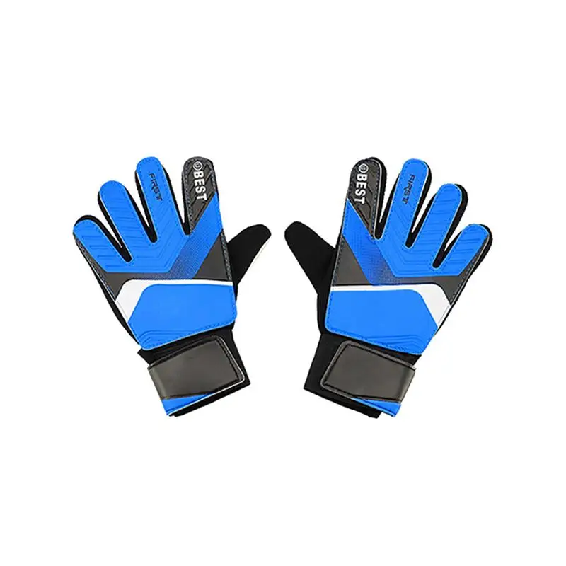 

Профессиональные футбольные перчатки для вратаря, закрывающие пальцы, защита рук, для детей, футбольный вратарь, Glvoes