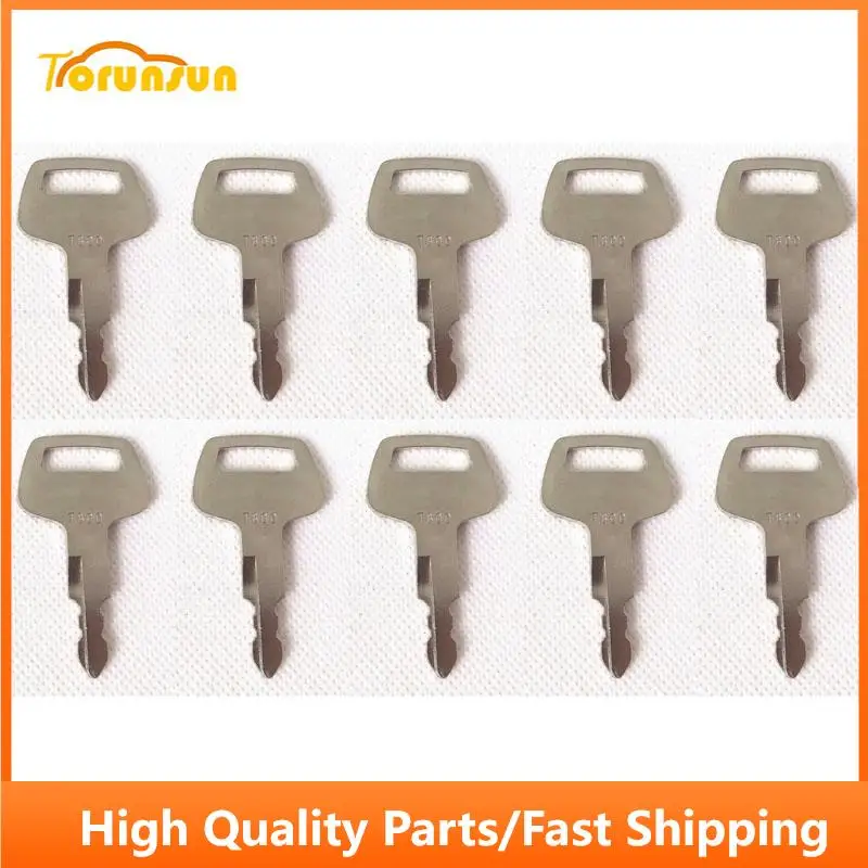 10pcs Heavy Equipment Ignition Key 26322-42311 T800 Fit For TCM Wheeled Loaders