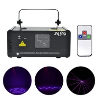 aucd mini portable ir remote dmx purple 150mw laser scanner stage lighting pro disco dj party led show beam projector lights dmv