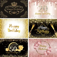 laeacco photo backdrop gold crown glitters star flower baby shower happy birthday photography backgrounds photocall photo studio