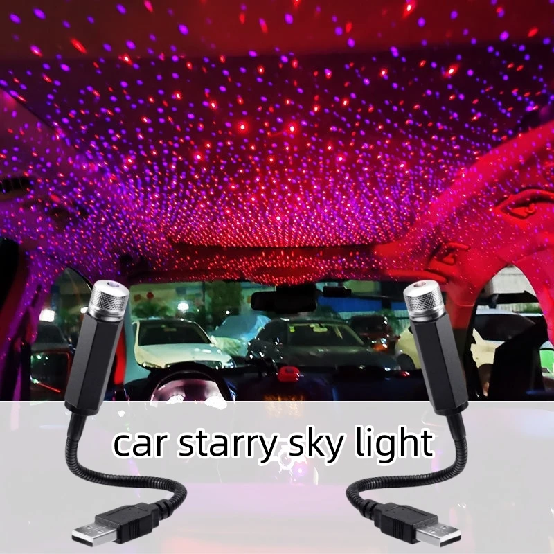 

Романтический светодиодный Ночной светильник с изображением звездного неба, лампа-проектор с питанием от USB для Галактики, декоративный потолочный светильник для автомобиля, крыши, комнаты, подключи и работай