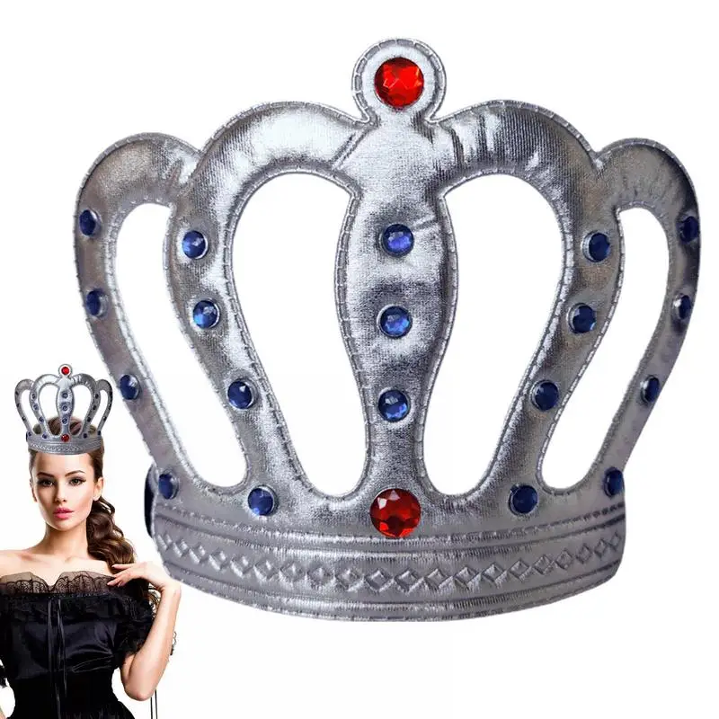 

King Crown Gold Queen King Birthday Crown Non-woven Fabric Crown For Kids Birthday Party Festival Photo Props