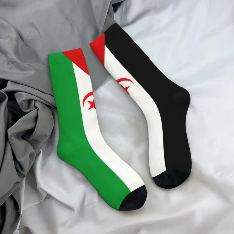 Мужские и женские носки с принтом в виде флага Западной Сахары