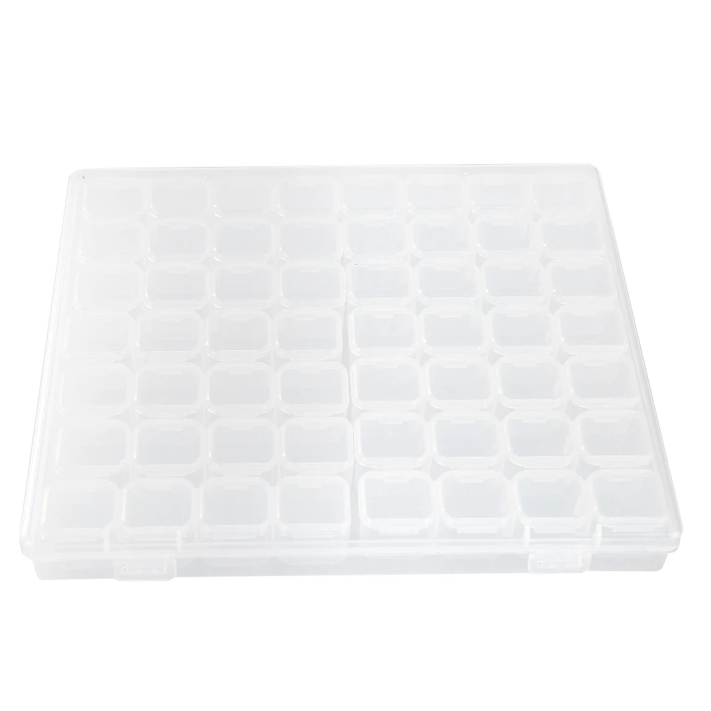 

56 Slots Plastic Nail Art Accessory Decorations Jewelry Rhinestone Storage Organizer Box