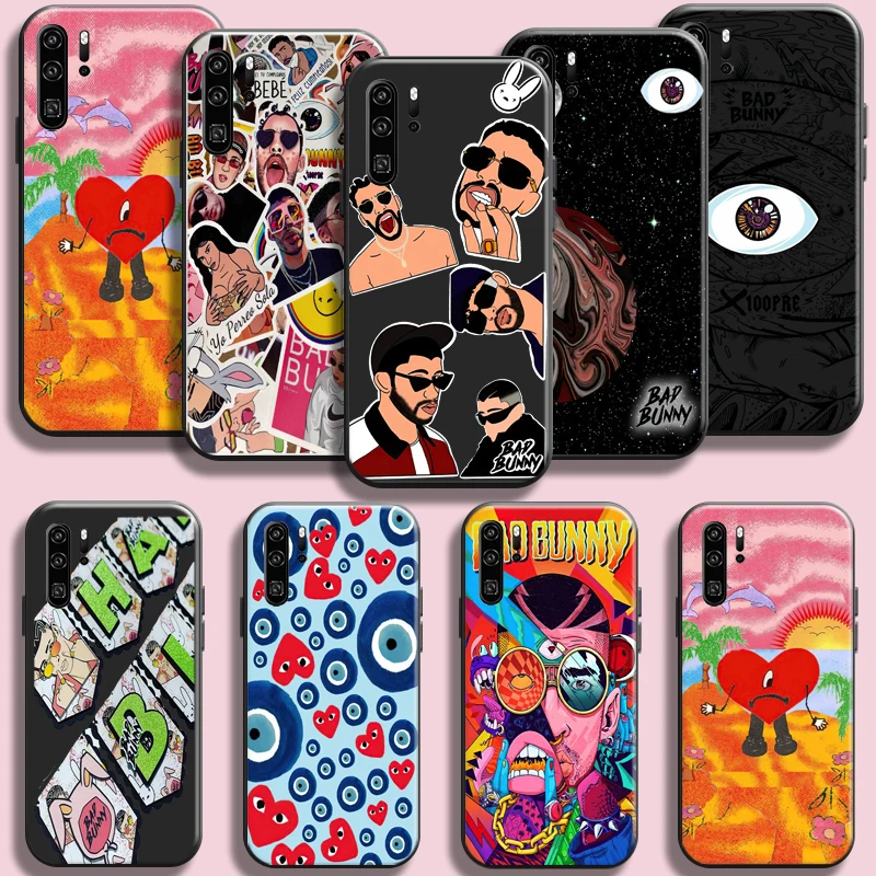 

Yo Perreo Sola Bad Bunny Maluma Phone Case For Huawei P50 P40 P30 P20 Pro Lite 5G P Smart Z Cover Coque Soft Carcasa Shockproof