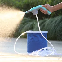 Electric Plant Spray Automatic Watering Head Fogger Electric Sprayer Hand Watering Machine With 3m Water Pipe Bucket Garden Tool