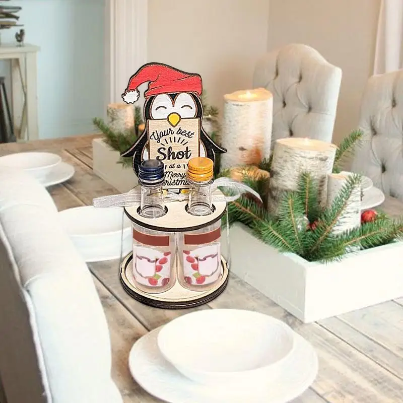 Рождественский держатель для вина креативный ликера рождественские украшения