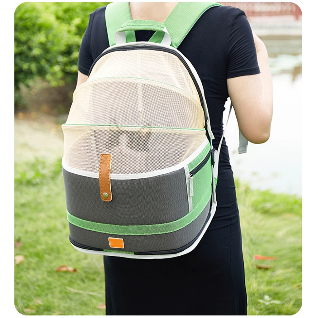 

Pet Carrying Backpack Large Capacity Camping Hiking Backpacking Storage Rucksack Adjustable Bag Pets Supplies S