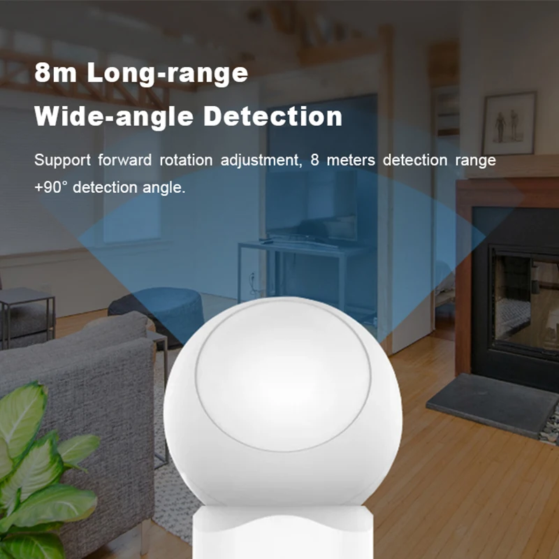Tuya Smart Indoor Zigbee Wifi PIR Infrared Motion Sensor enlarge