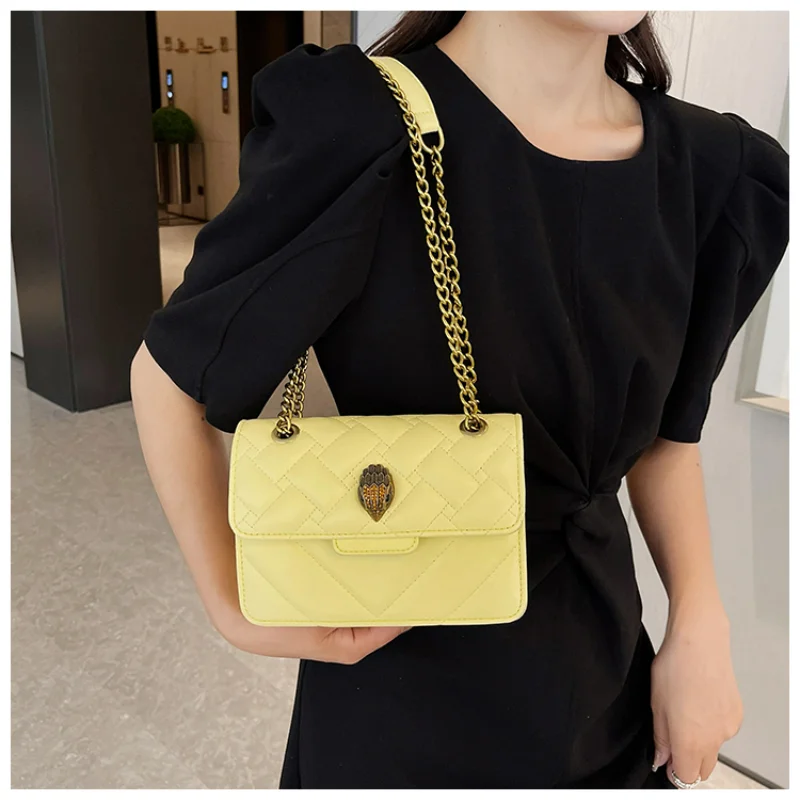 

Радужная сумка из натуральной кожи, с цепочкой, в лондонском стиле