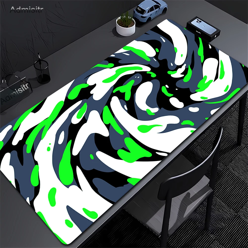 Фото Коврик для мыши Strata Liquid Gaming, коврик для игрового ПК, быстрая доставка, аксессуар, нескользящий, мягкий, размер XXL, большой коврик для мыши 900x400 мм №4