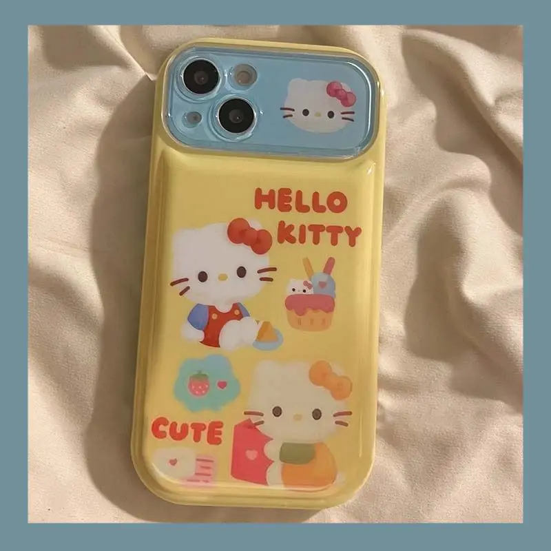 Мягкий мультяшный чехол Sanrio Y2K для iPhone 15 14 13 Pro Max 11 12 XR XS MAX