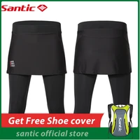 santic womens cycling pants cycling culottes cycling pants breathable casual sports shorts