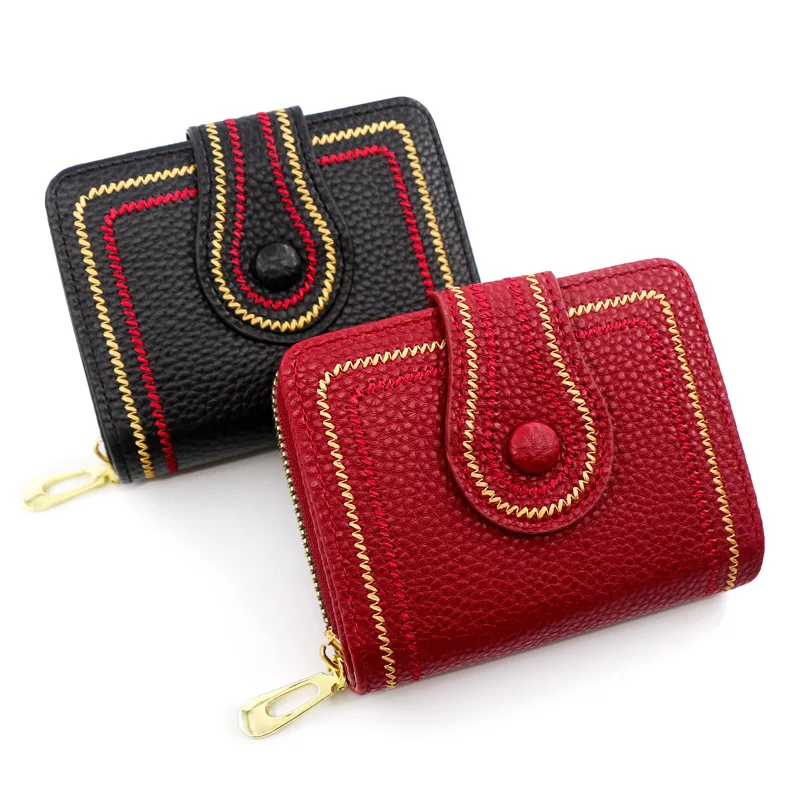 Wallets Women's Wallet Cardholders Clutch Bag for Phone Passport Cover Luxury Woman Purse Leather Business Card Holder Holders