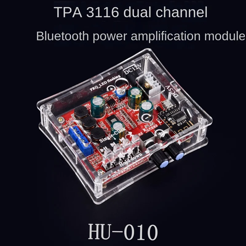 

Двухканальный усилитель мощности TPA3116D, модуль высокой мощности, Bluetooth, Аудиомагнитола 2*50 Вт