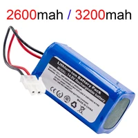 leelinci 14 8v 3200mah lithium battery for ilife a4 a4s a6 a9 v7 v7s pro 2600mah rechargeable battery for vacuum cleaning robot