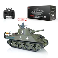 adults gifts 116 7 0 heng long plastic m4a3 sherman remote controlled tank 3898 360%c2%b0 turret barrel recoil th17668 smt7