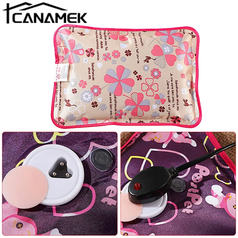 

1pc Rechargeable Hand Feet Warmer Heating Bags For Winter Warm Charging Electric Hot Water Bottle Bag Random Color
