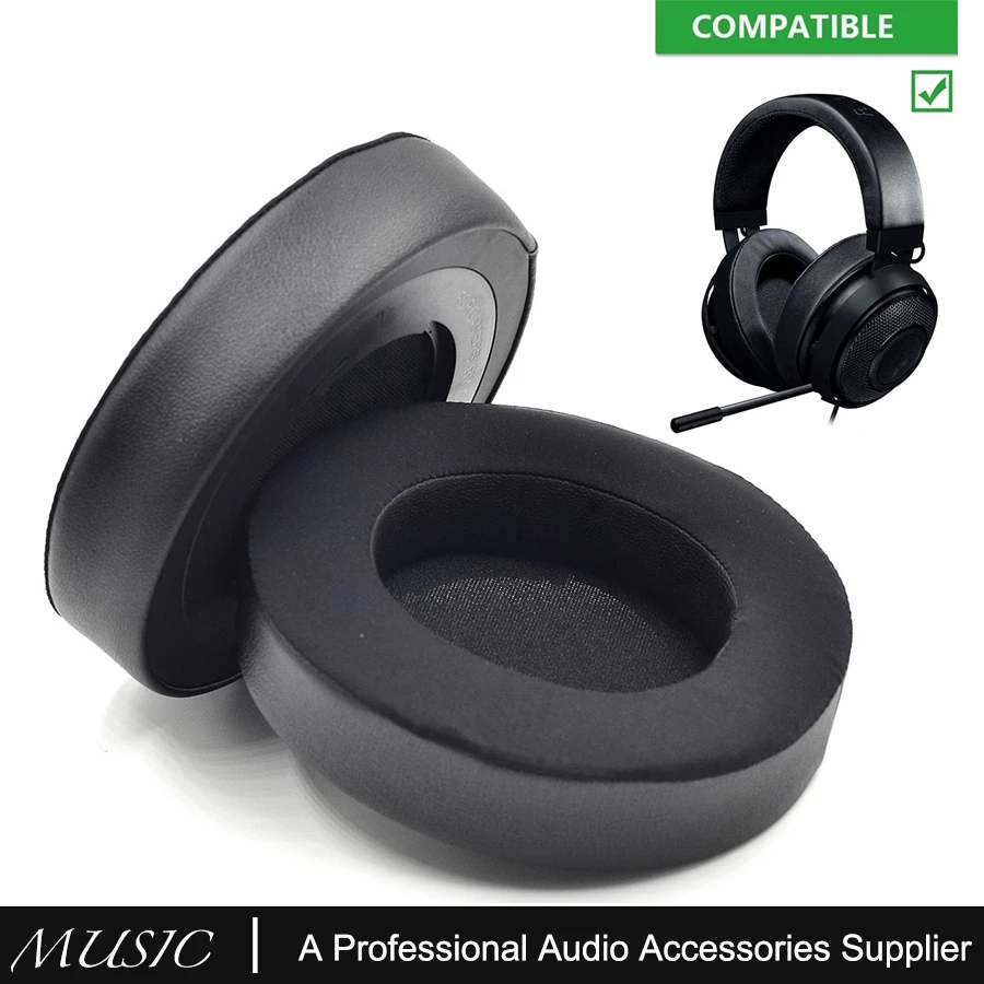 

Heat-dissipating Gel-injected Ear Pad Replacement Cooling Gel Ear Pads Replacement Ear Cups For Razer Kraken Pro V2 headphones