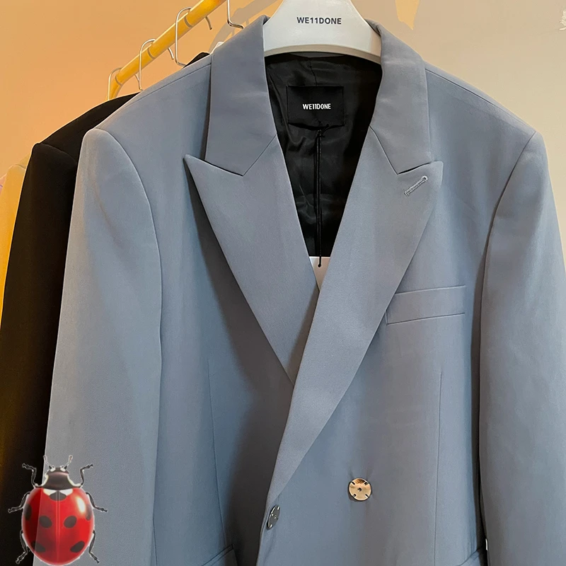 

2022 Oversize WE11DONE Loose Men Women Blazers Jacket