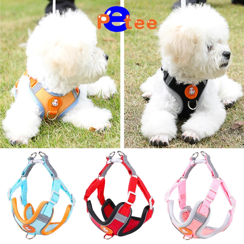 

Adjustable Dog Harness No Pull Cute Cat Soft Walking Leash Set Pet Dogs Harnesses Vest Chihuahua Beagle For Small Medium Dogs