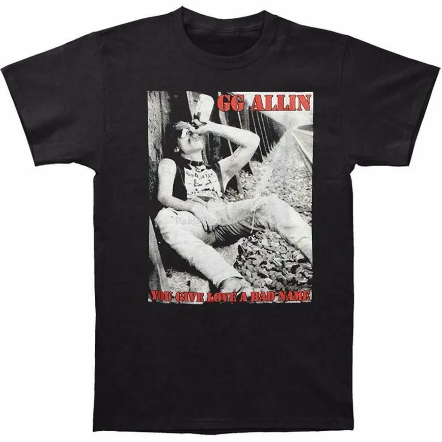 Новинка Мужская футболка Gg Allin-You Give Love A Bad Name Размер 4XL 5XL новые Забавные топы