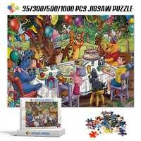 winnie the pooh cartoon 353005001000 pieces jigsaw puzzles for adults children disney anime tangram educational toys for kids