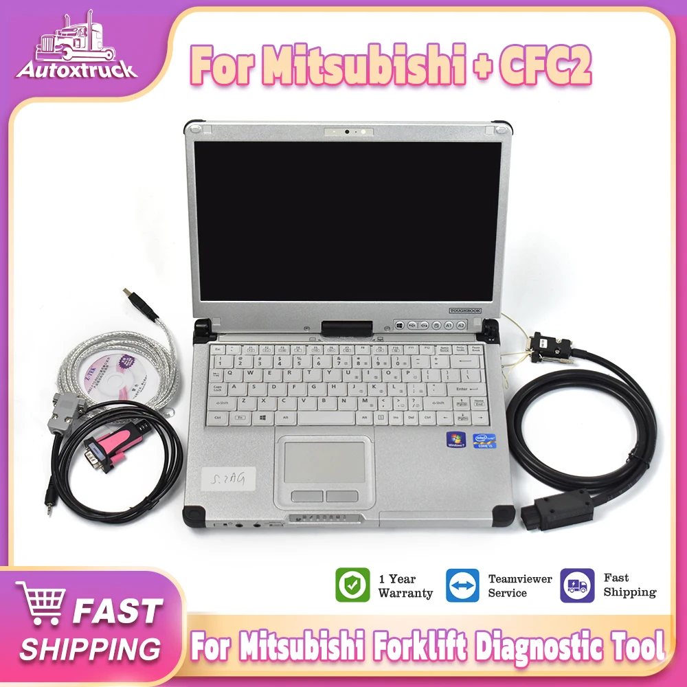 

CF C2 Laptop for MITSUBISHI Forklift Truck Diagnostic Cable Diagnostic Scanner Mitsubishi Diagnostic Tool