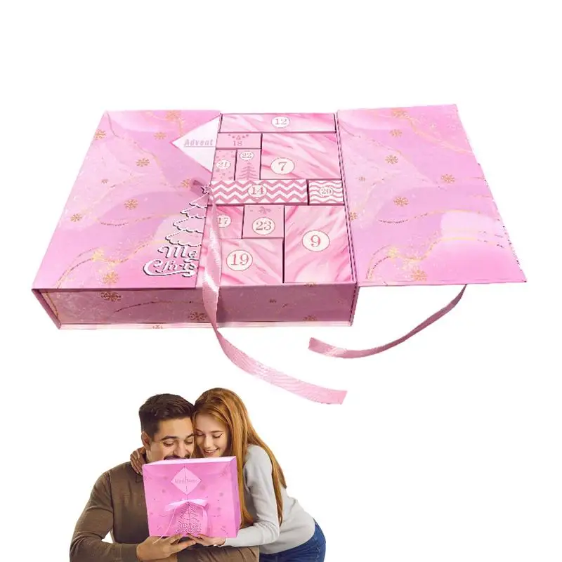 Рождественский адвент-календарь пустые коробки коробка конфет рождественские