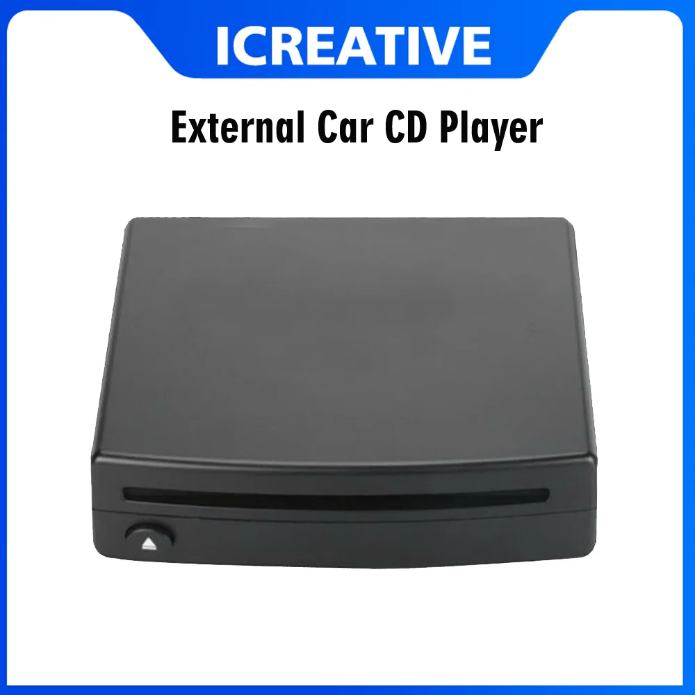 

Super Slim External Car CD Player Compatible with PC, LED TV, MP5, Android GPS Navigation Universal USB Power Slot-in Type