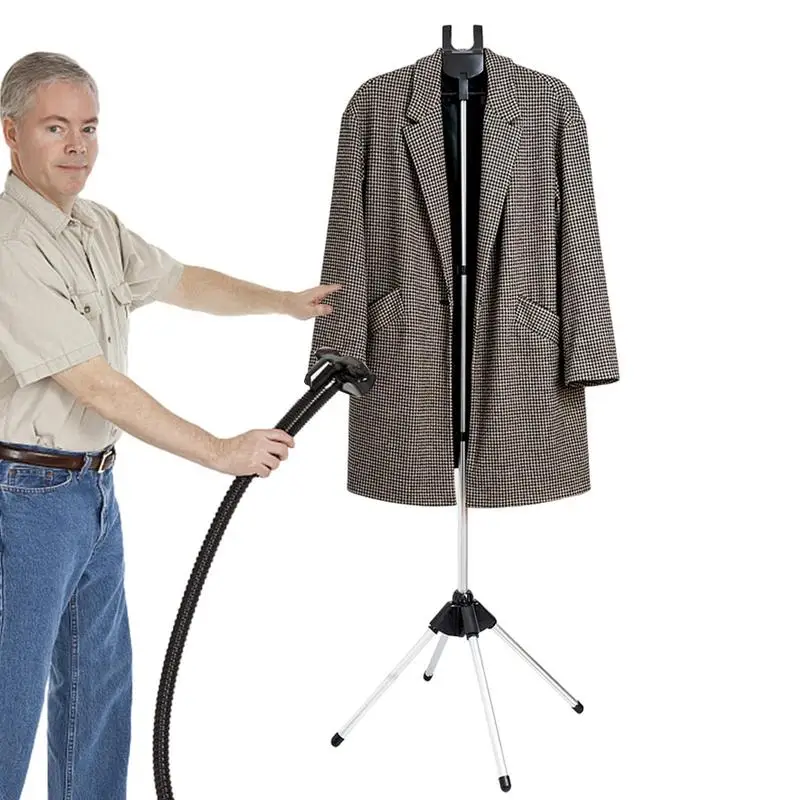 Steam Hanger Stand Accessories Bracket Garment Foldable Adjustable Hanger Steaming Clothes Bracket Clothes Steamer Stand