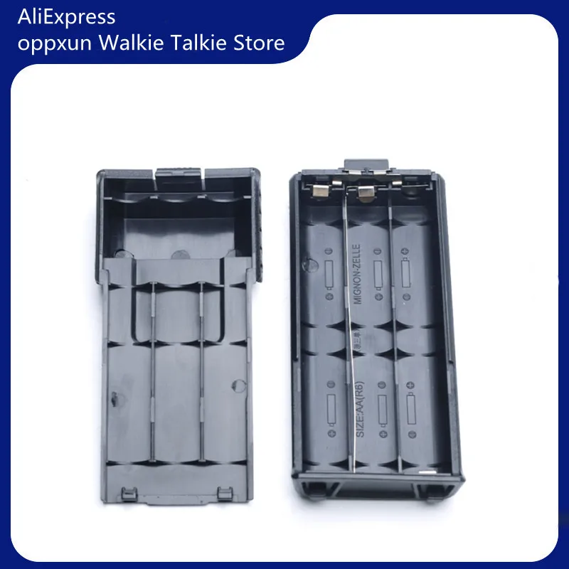 BF-UV5R рация BaoFeng Расширенный чехол для аккумулятора 6xAA черный корпус Uv5r Uv5re Tonfa Tf Uv985