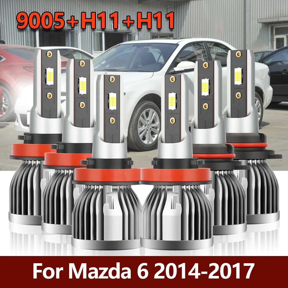 Фонари противотуманные для Mazda 6 9005 2015 2014 2016