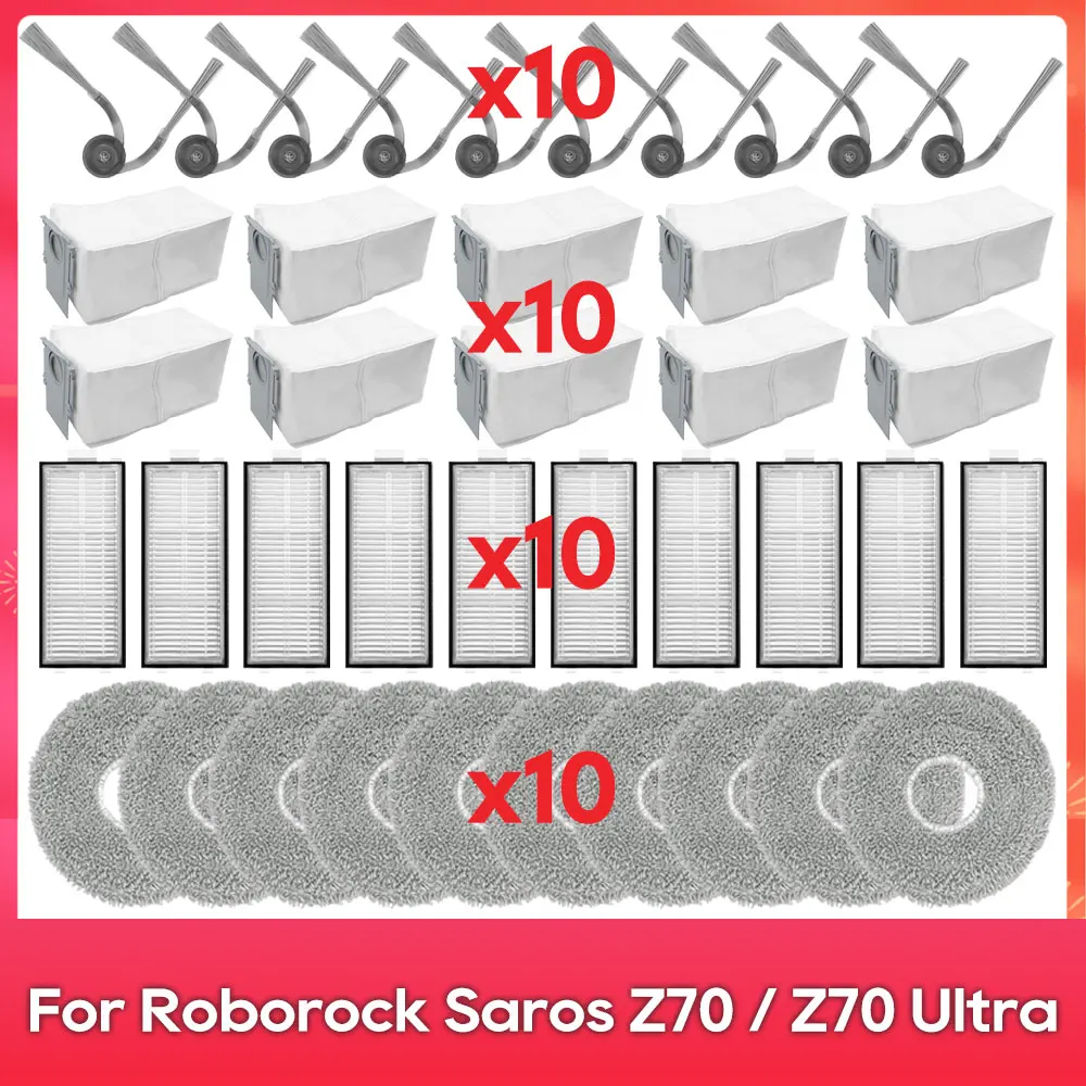 

Запчасти для робота-пылесоса Roborock Saros Z70 / Z70 Ultra