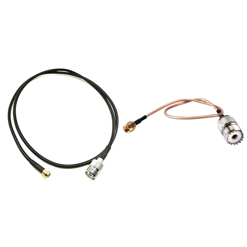

RF LMR200 SMA Male To UHF SO-239 Female Coaxial Antenna Connector & Handheld Antenna Cable SMA Male To UHF SO-239