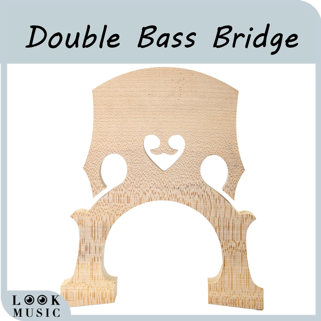 

Двойной басовый мост для начинающих, стандартная Кленовая древесина, Французская модель, вертикальный басовый мост 4/4 3/4 1/2, использование д...