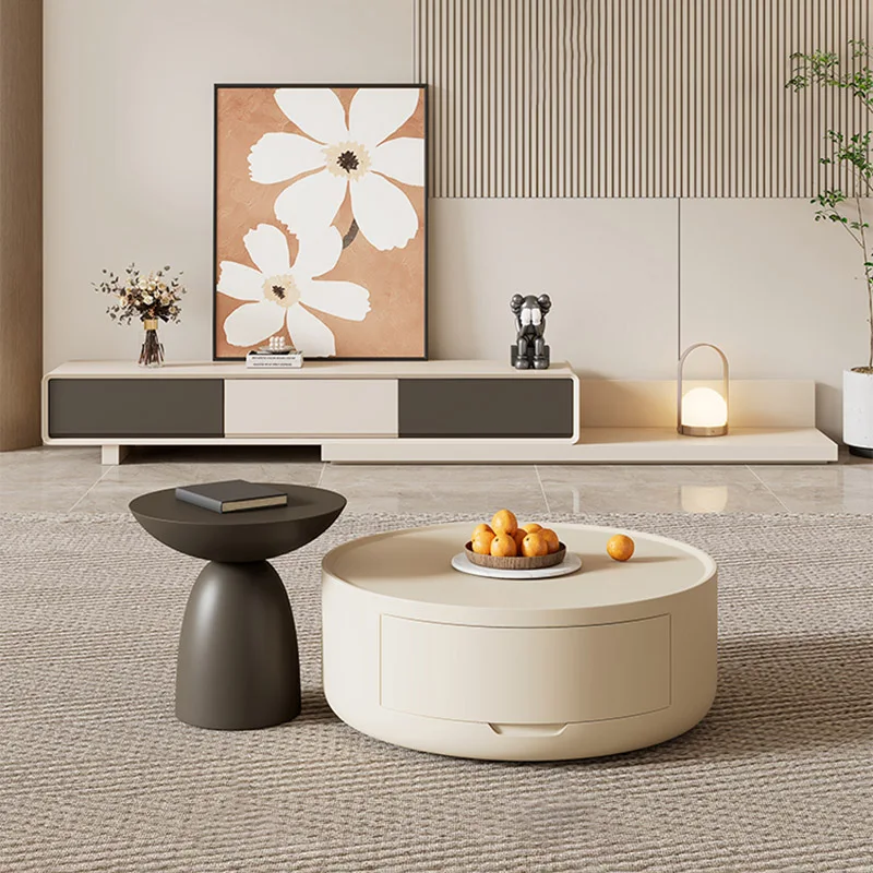 

Black Storage Coffee Table Set Drawers Free Shipping Clear Side Table Simple Hardcover Beistelltisch Living Room Accessories