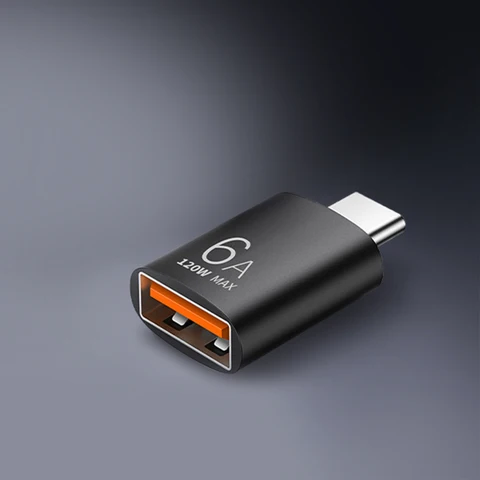 Адаптер для передачи данных ANKNDO 6A USB-Type C OTG 120 Вт