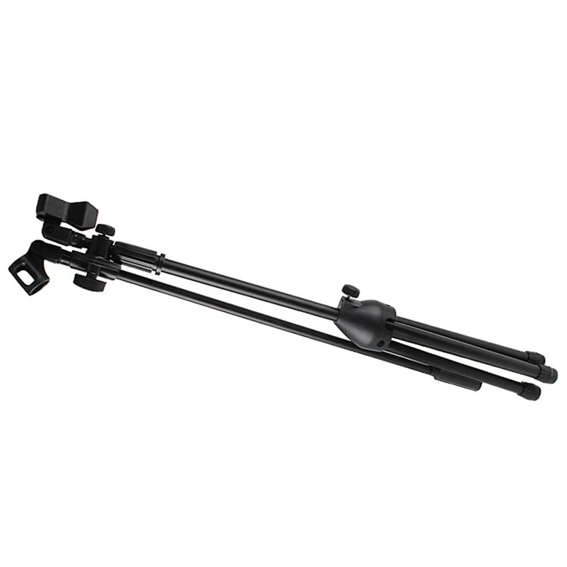 Microphone Holder Professional Swing Boom Floor Stand Mic Ajustable Stage Tripod Metal