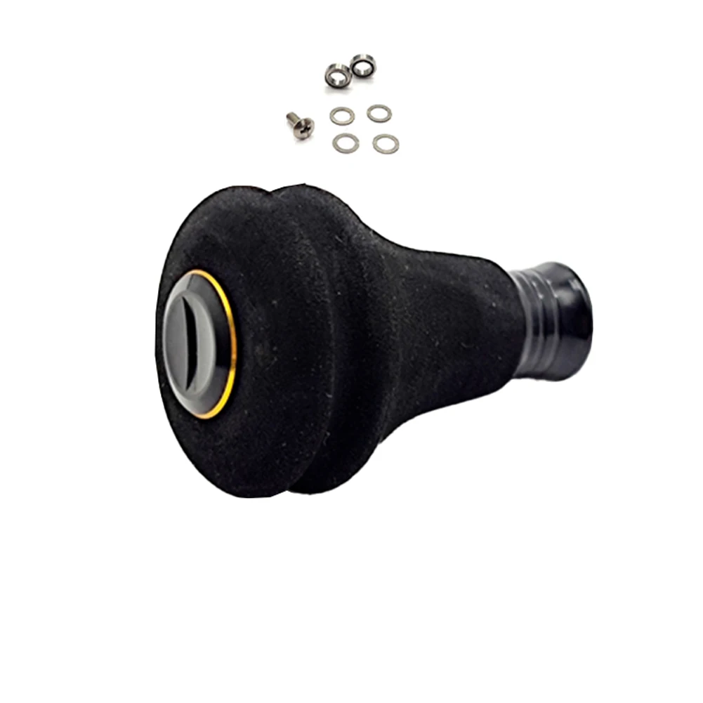 Спиннер для приманки черное золото ручка катушки сменная удобная простая