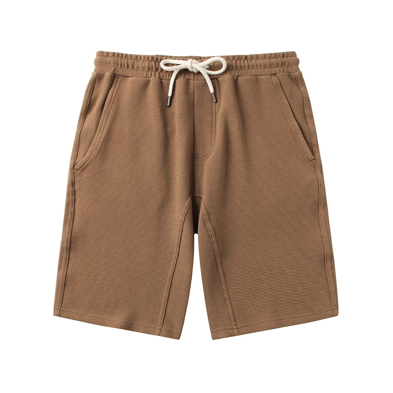 

DINOGREY 2023 Men's Summer New Shorts Fashion Solid Color Casual Tethered Shorts Pure Cotton Sports Running Jogger Shorts Men